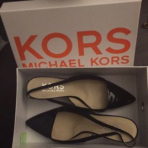 Like new Michael Kors black heels